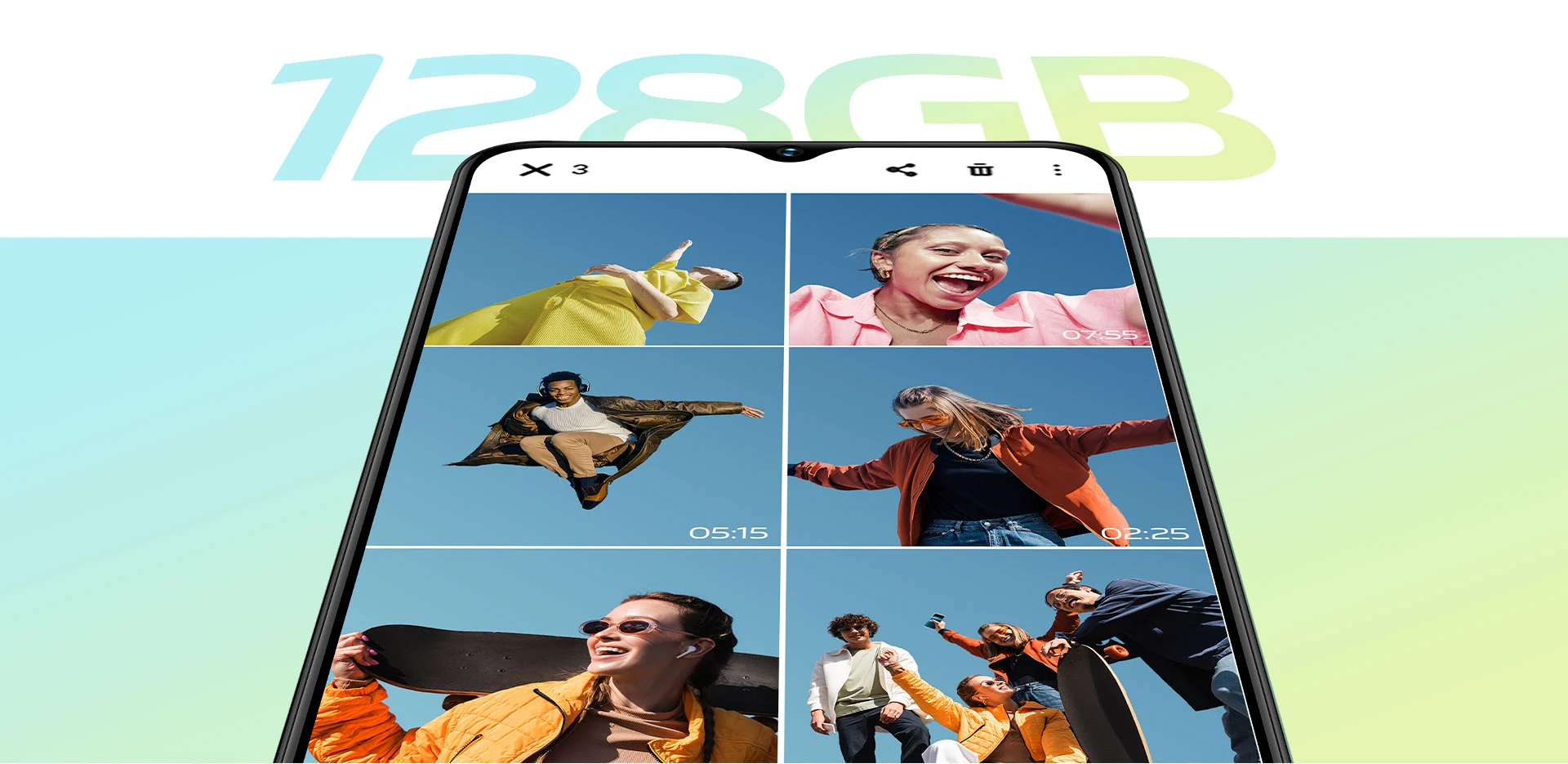 vvivo Y18 con 256 GB de ROM+almacenamiento expandible