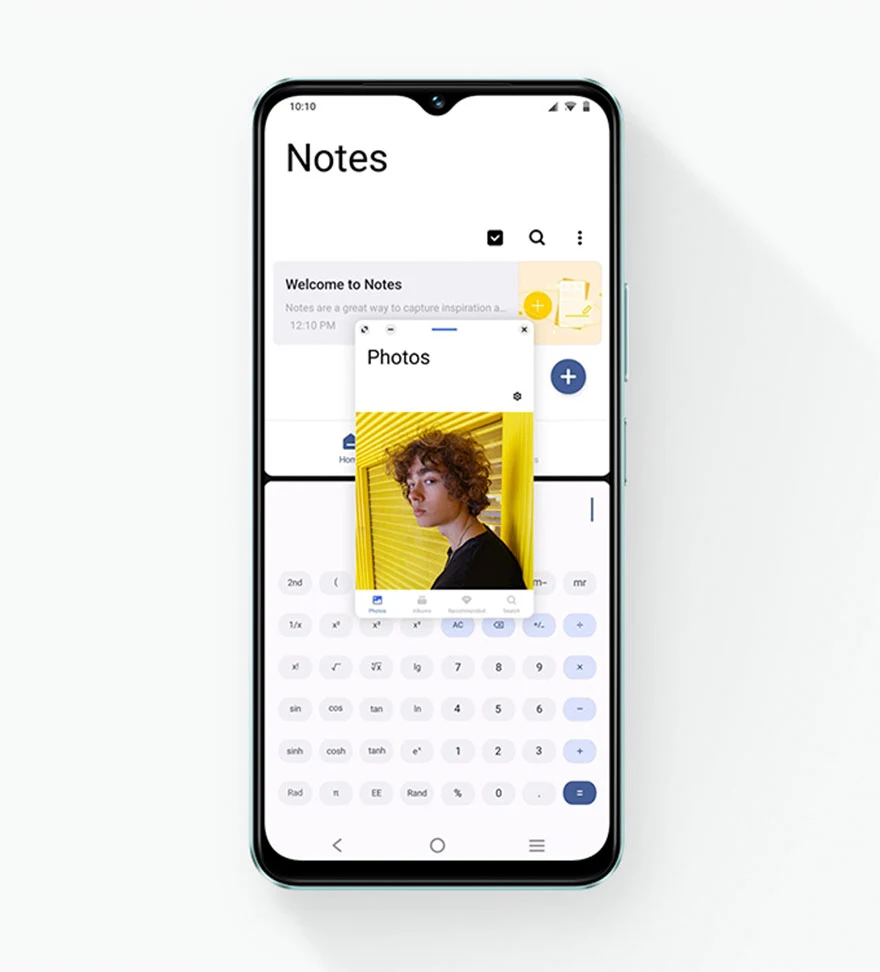 vivo Y18 con función de pantalla dividida